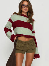 Headphones On Micro Cargo Short Green