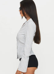 Myers Stripe Top White