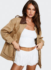 Philette Oversized Jacket Camel