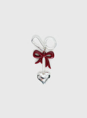 Sweet Girl Keychain Silver