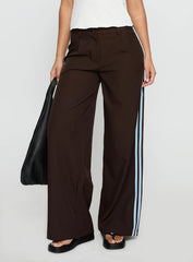 Wendi Tipping Suit Pant Brown / Blue