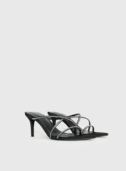 Billini Effy Heels Black Satin Diamante