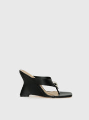 Gifted Thong Heels Black