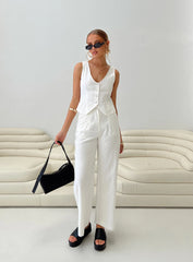 Sofi Vest Top Natural