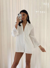 Dimitry Romper White