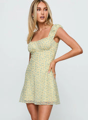 Seyani Mini Dress Yellow
