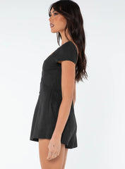 Darcie Romper Black