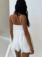 Della Romper White