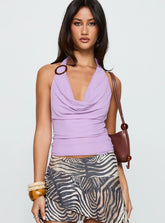 Undercover Cowl Neck Top Lilac
