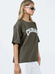 Colorado Dreaming Oversized Tee Charcoal