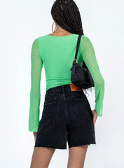 The Lara Denim Shorts Black