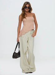 Paxon Asymmetrical Top Beige