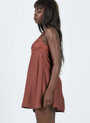 Laci Mini Dress Brown