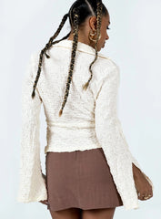 Fairbank Long Sleeve Top Cream