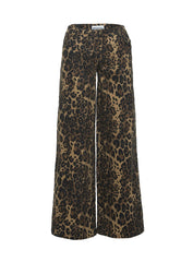 Pantar Low Rise Pants Leopard