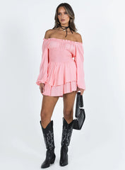 The Love Galore Long Sleeve Romper Baby Pink