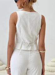 Sofi Vest Top Natural