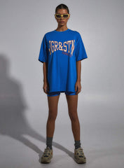 JGR & STN Home Run Oversized Tee Blue