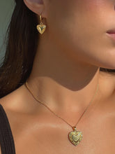 Lock It Up Gold Plated Earrings