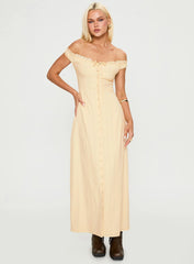 Bryar Maxi Dress Yellow