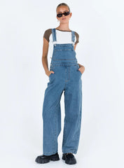 Kacey Long Overalls Denim