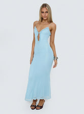 Capisce Maxi Dress Light Blue