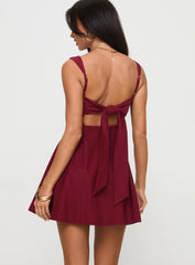 Xanthus Mini Dress Red Petite