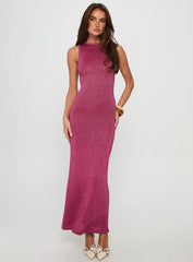 Tourista Maxi Dress Hot Pink