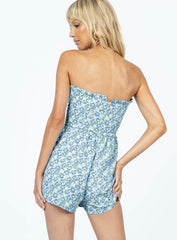 Julita Romper Blue Floral