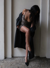 Night Shift Trench Coat Dark Grey
