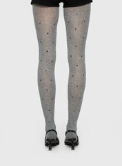 Coretta Tights Grey Black Polka