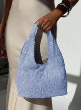 Baby Honey Sequin Shoulder Bag Blue