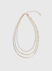 Gleaming Necklace Gold