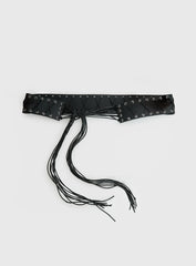 Yeva Tassel Belt Black