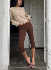 Trevonn Button Up Knit Cardigan Beige
