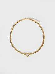 Power To Her Necklace Gold