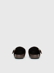 Way Life Goes Stud Detail Clogs Chocolate
