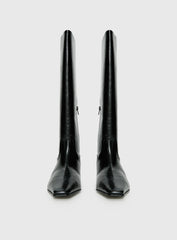 Dance For You Knee High Boots Black