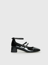 Berta Heels Black Patent