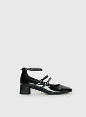 Berta Heels Black Patent