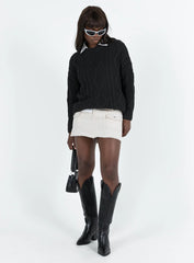 Anaya Oversized Sweater Black