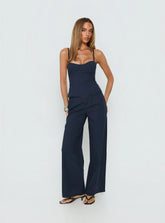 Kierstyn Corset Set Navy