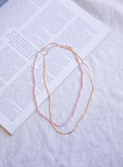 In The Zone Necklace Set Pink