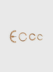 Life In Luxury Ear Cuff Set Gold