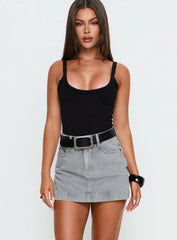 Gazelle Denim Skort Grey