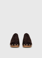 Therapy Banks Platform Clog Heels Brown