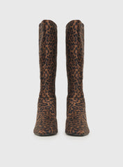 Billini Jovie Knee High Boots Leopard