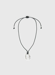 Star Quality Pendant Necklace Black Silver