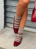 Zumma Flats Patent Cherry