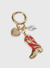 Such A Charmer Keyring Gold